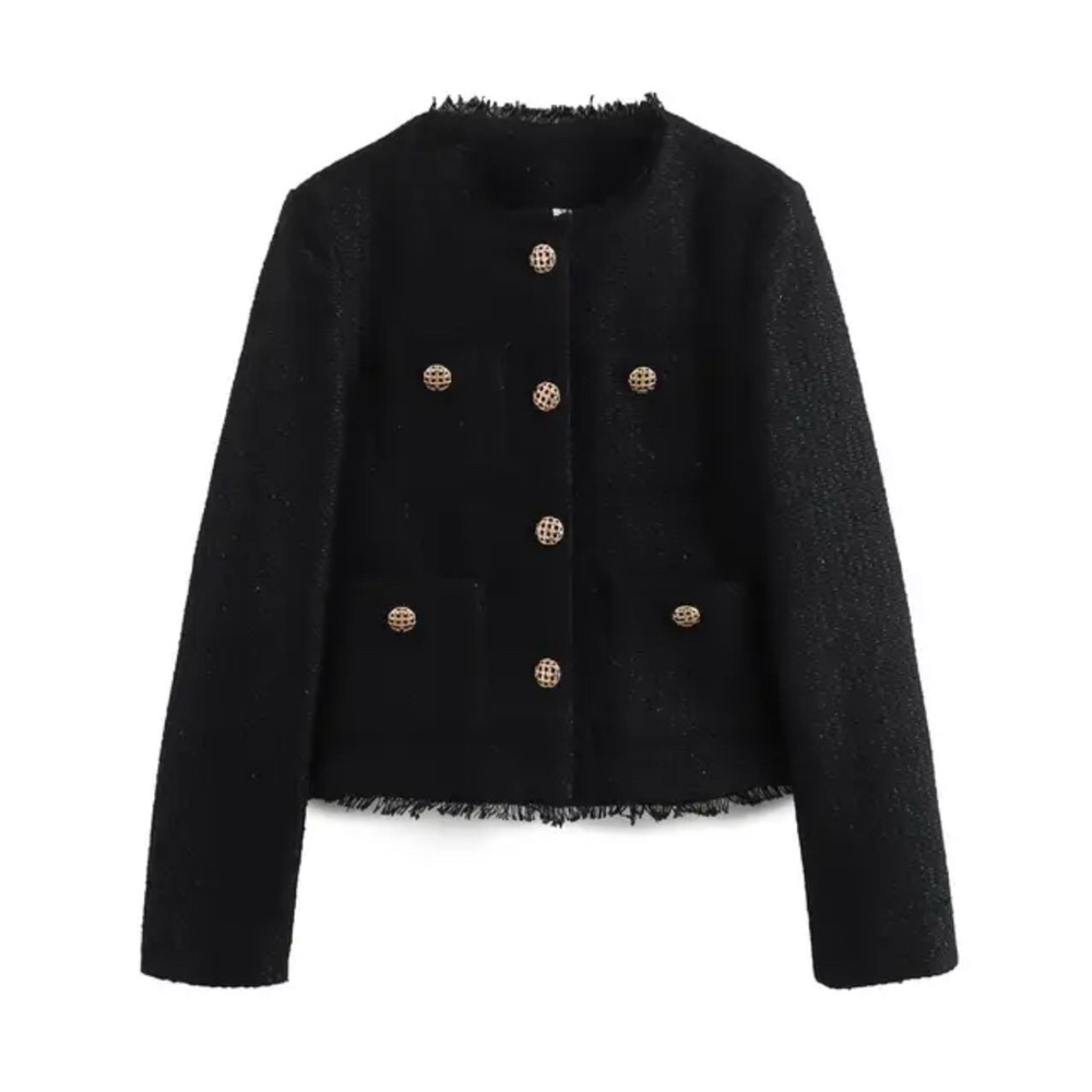 Elise Lys blanc - 2026 French tweed jacket in color white